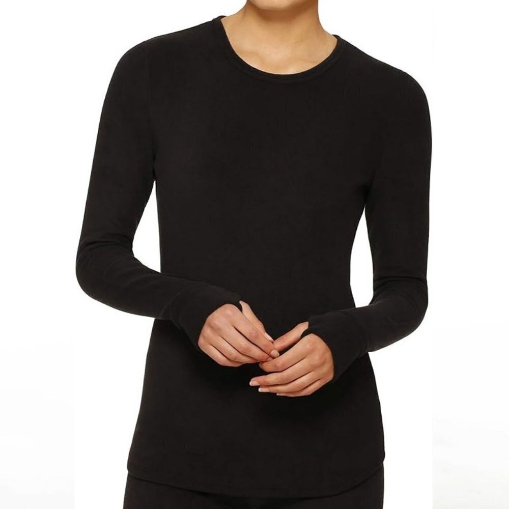 ClimateRight by Cuddl Duds Women's Long Sleeve Crew Base Layer - Size XS - NWT